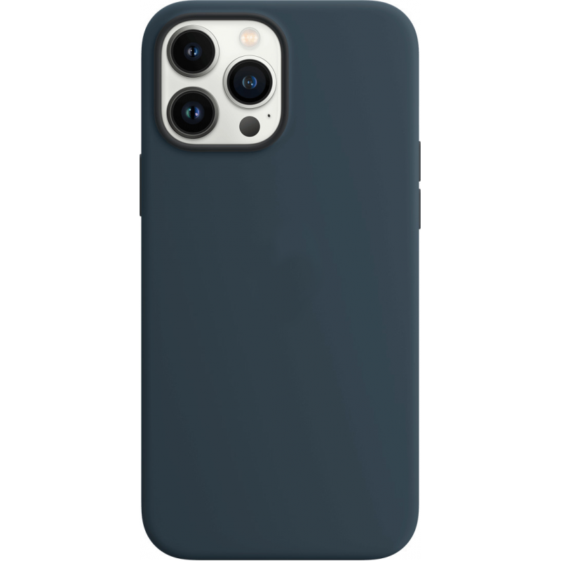 Θήκη Real Smooth Silicone Apple iPhone 13 Pro Max (6.7") Abyss Blue