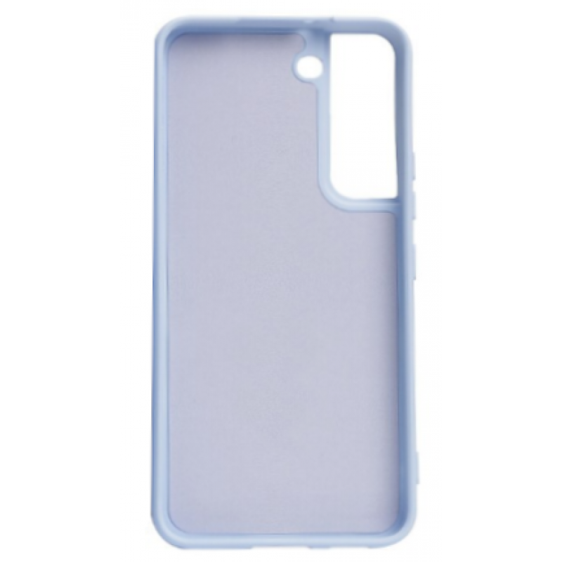 Θήκη Real Smooth Silicone Samsung Galaxy S22 5G S901 Light Blue