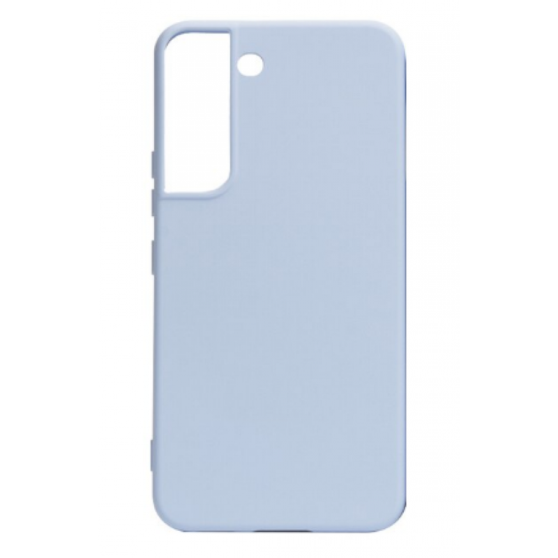 Θήκη Real Smooth Silicone Samsung Galaxy S22 5G S901 Light Blue
