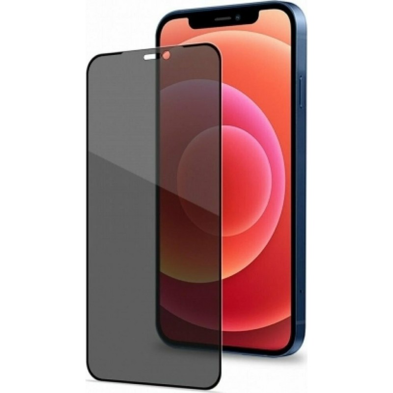 Γυαλί Προστασίας Apple iPhone 16 Pro Max (6.9") Tempered Glass 9H AntiCrash / AntiShock Privacy Black