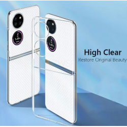 Θήκη PC Acrylic & Velvet Pouch Huawei P50 Pocket Clear