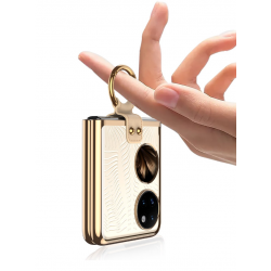 Θήκη TPU Electroplated Ring Huawei P50 Pocket Black
