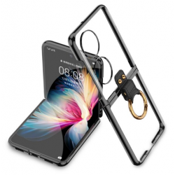 Θήκη TPU Electroplated Ring Huawei P50 Pocket Black