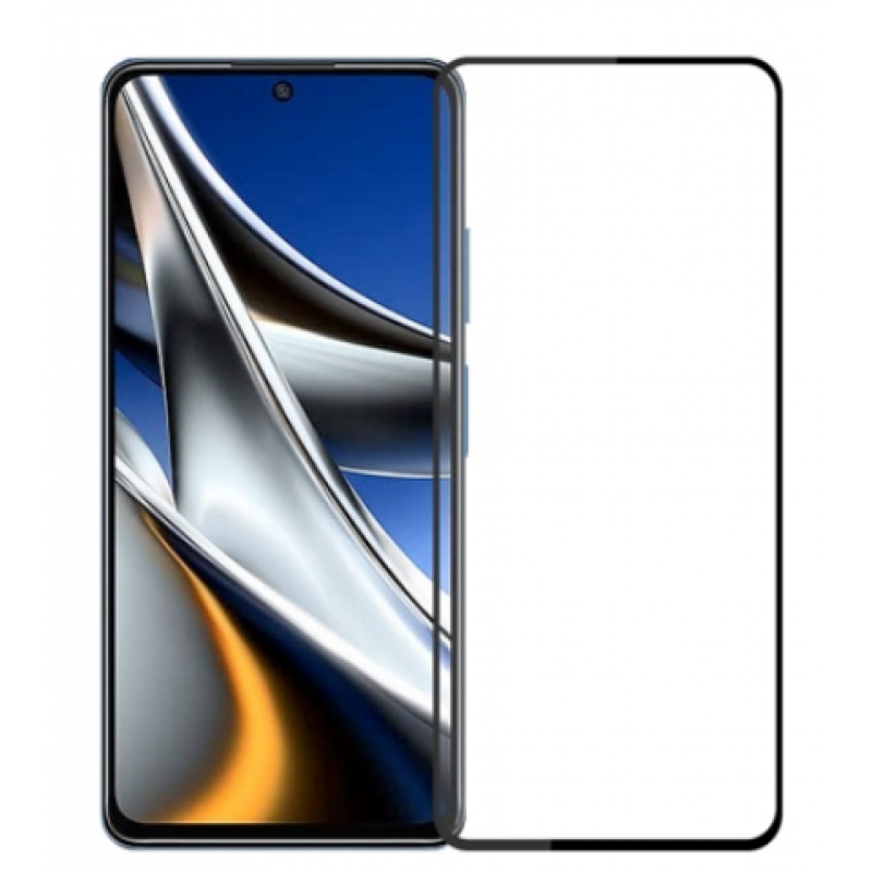 Γυαλί Προστασίας Xiaomi Poco X4 Pro 5G Tempered Glass 5D Full Glue 9H Full Screen Cover AntiCrash / AntiShock Black