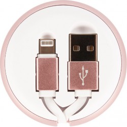 Καλώδιο Richmond & Finch Retractable USB to Lightning 90cm Marble White (CW-114)