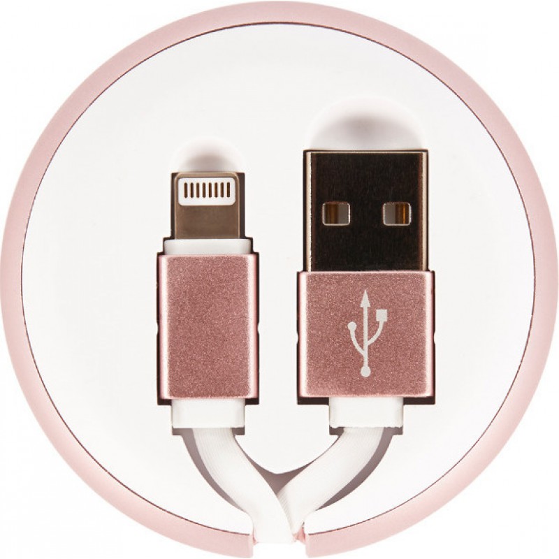 Καλώδιο Richmond & Finch Retractable USB to Lightning 90cm Marble White (CW-114)