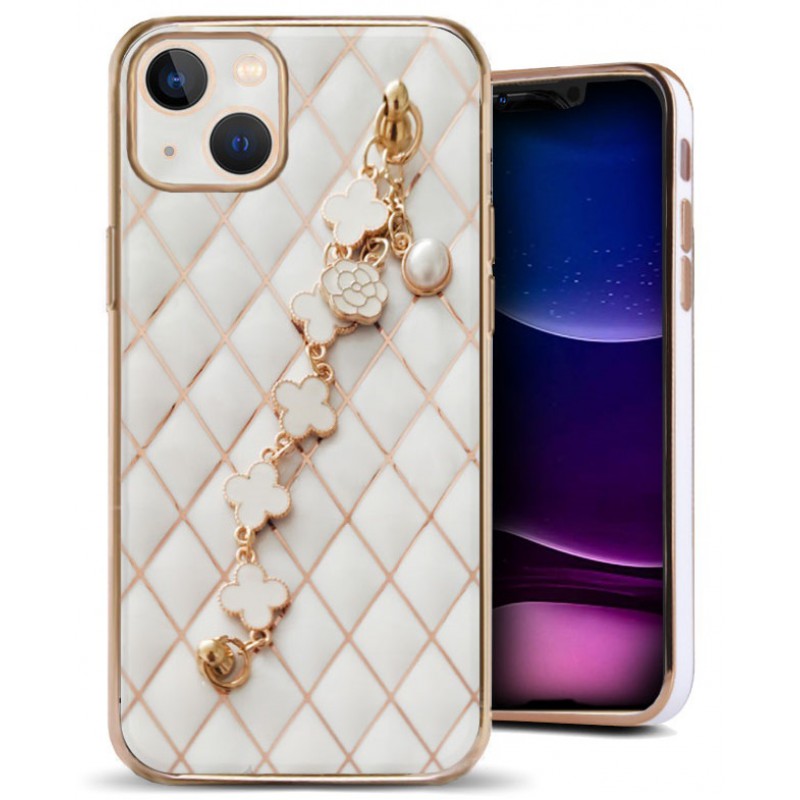Θήκη TPU Glamour Apple iPhone 13 (6.1") White