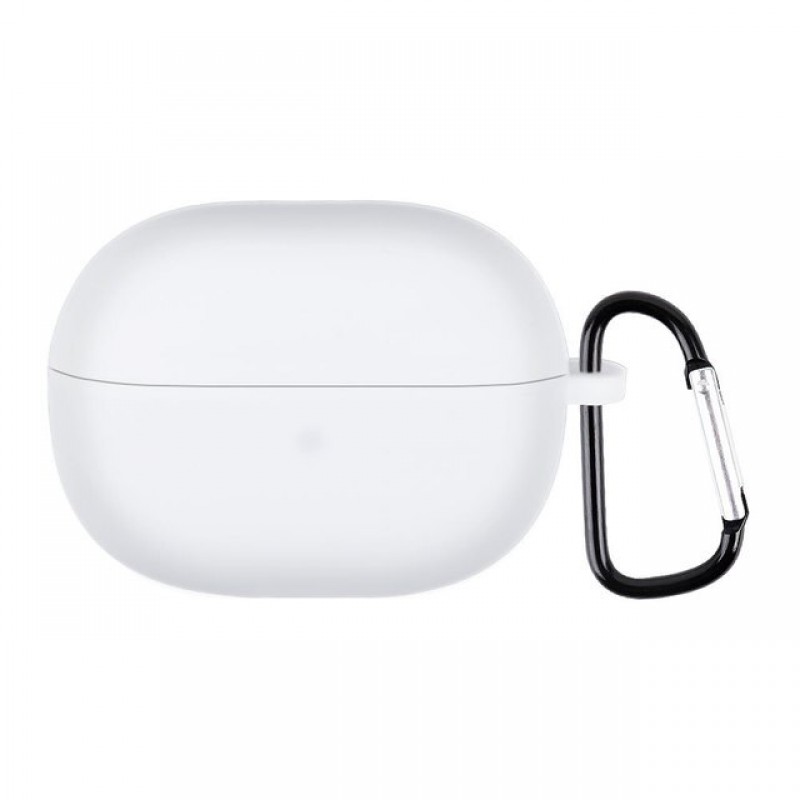 Θήκη Xiaomi Buds 3 Silicone Skin with Carabiner White