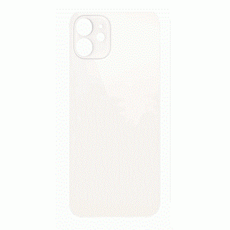 Καπάκι Μπαταρίας με Αυτοκόλλητη Ταινία Apple iPhone 12 Mini (5.4") Back Cover Glass White