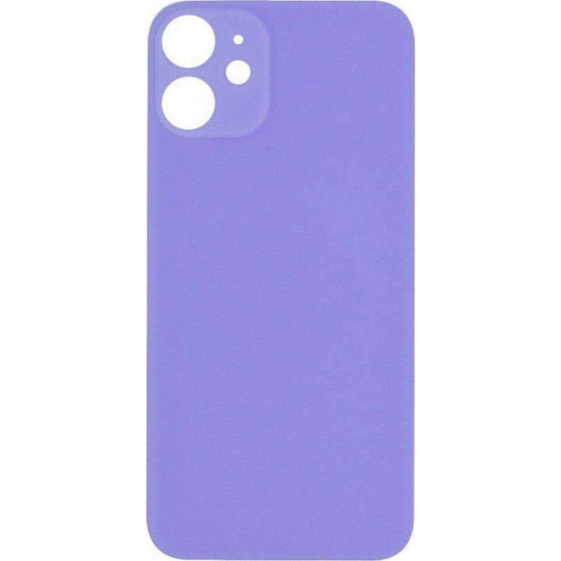 Καπάκι Μπαταρίας με Αυτοκόλλητη Ταινία Apple iPhone 12 Mini (5.4") Back Cover Glass Purple