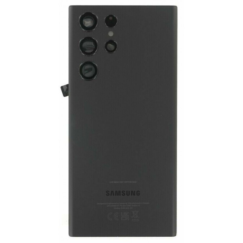 Καπάκι Μπαταρίας Samsung Galaxy S22 Ultra 5G S908 Black