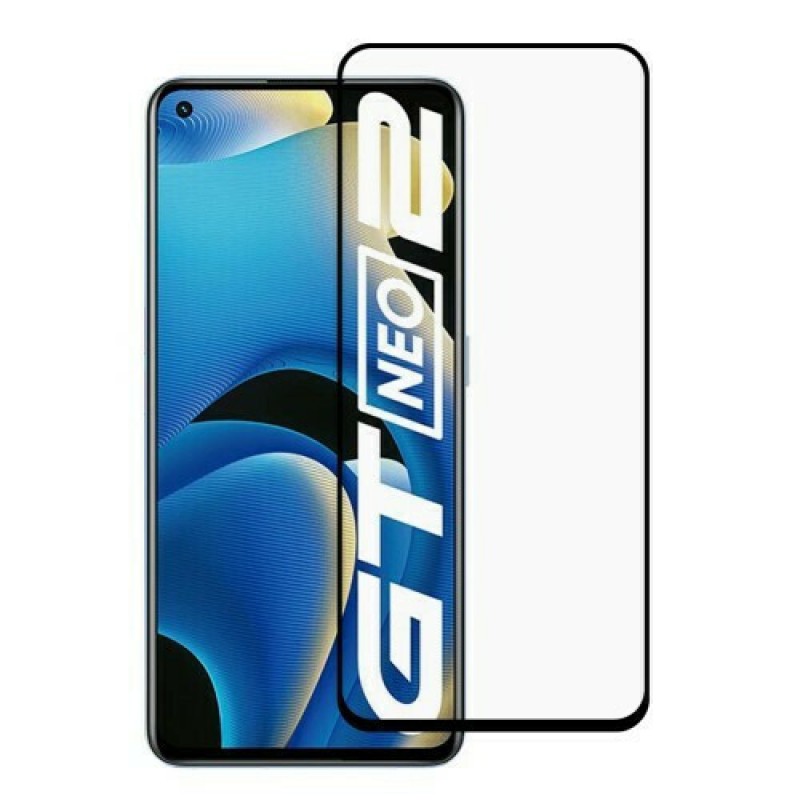 Γυαλί Προστασίας Realme GT 6 Tempered Glass 5D Full Glue 9H Full Screen Cover AntiCrash / AntiShock Black