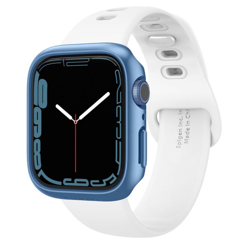 Θήκη Spigen Thin Fit Apple Watch 7 (41mm) Blue (ACS04186)