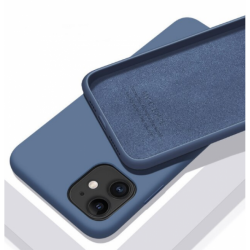 Θήκη Real Smooth Silicone Apple iPhone 11 Pro Max (6.5") Blue 