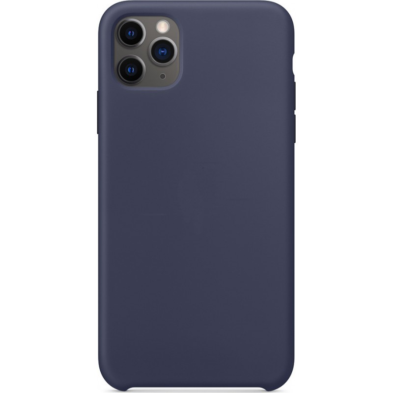 Θήκη Real Smooth Silicone Apple iPhone 11 Pro Max (6.5") Blue 
