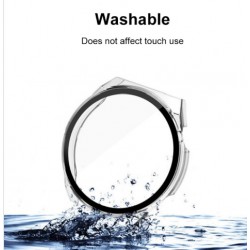 Θήκη PC Full Glass Screen Protector Samsung Galaxy Watch 4/5 (40mm) Transparent