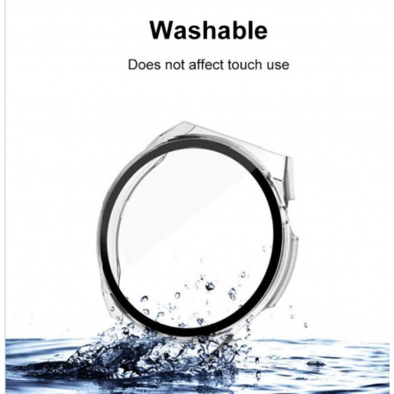 Θήκη PC Full Glass Screen Protector Samsung Galaxy Watch 4/5 (40mm) Transparent