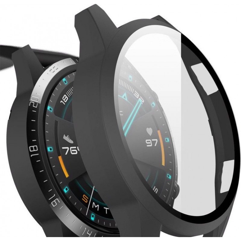 Θήκη PC Full Glass Screen Protector Huawei Watch GT 3 (42mm) Black