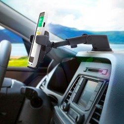 Βάση Αυτοκινήτου Tech-Protect V3 Dash & Windshield Car Mount Black