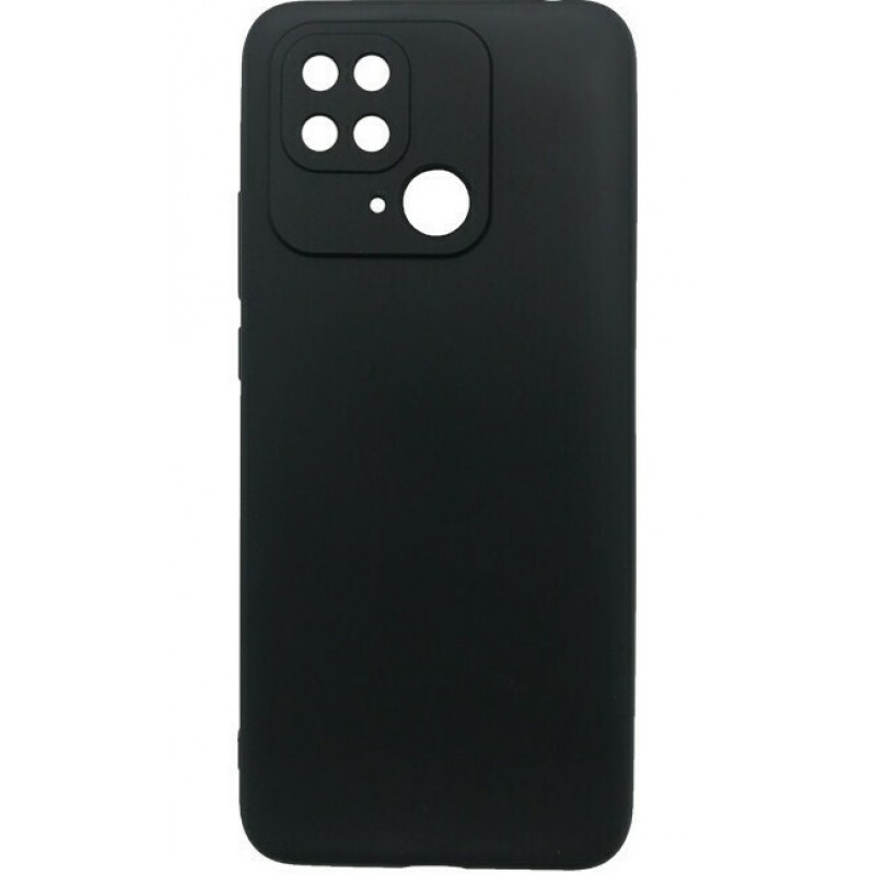 Θήκη Real Smooth Silicone Xiaomi Redmi 10C Black