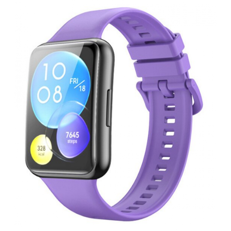 Ανταλλακτικό λουράκι QuickFit Huawei Watch Fit 2 Smoothband Purple