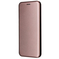 Θήκη Book Leather Carbon Fiber Pattern Xiaomi 12 Lite Pink
