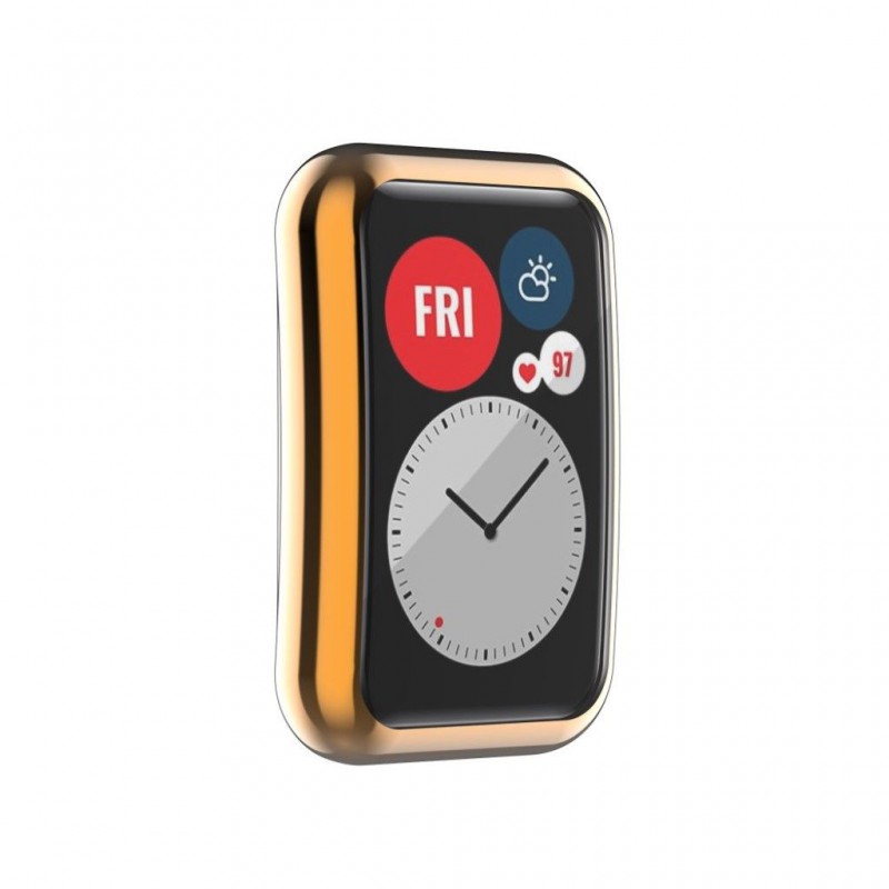 Θήκη Electroplated TPU Cover Huawei Watch Fit 2 Gold