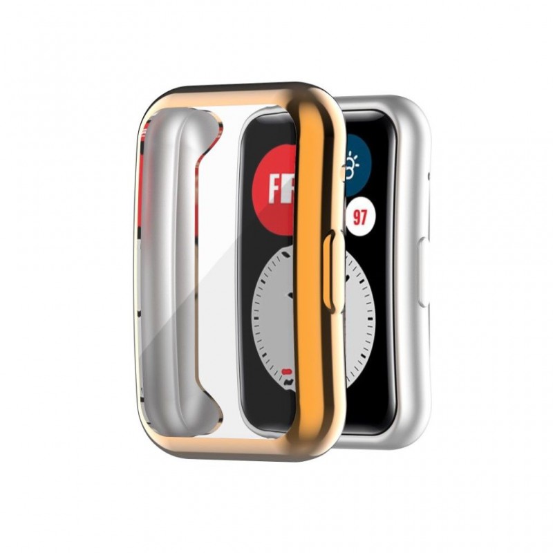 Θήκη Electroplated TPU Cover Huawei Watch Fit 2 Gold