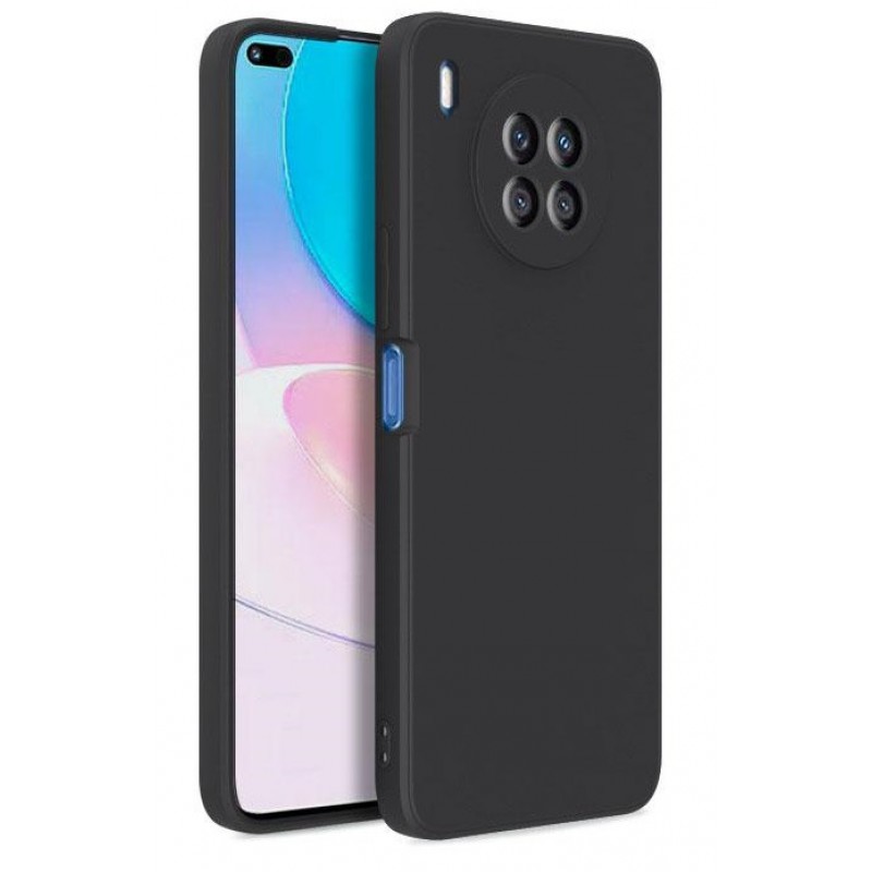 Θήκη Real Smooth Silicone Honor 50 Lite Black