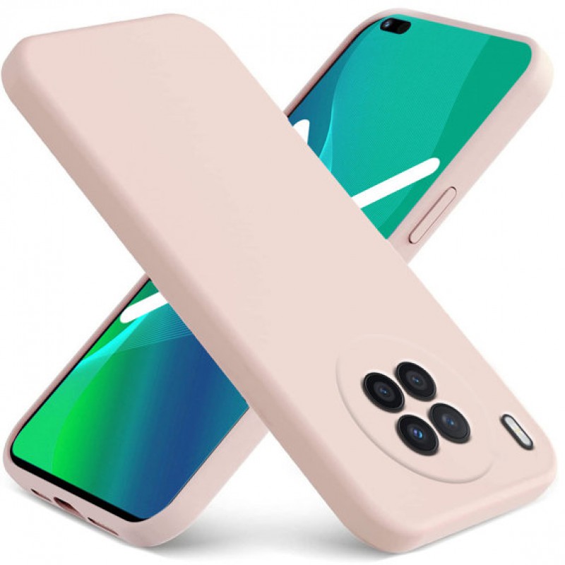 Θήκη Real Smooth Silicone Honor 50 Lite Pink Sand
