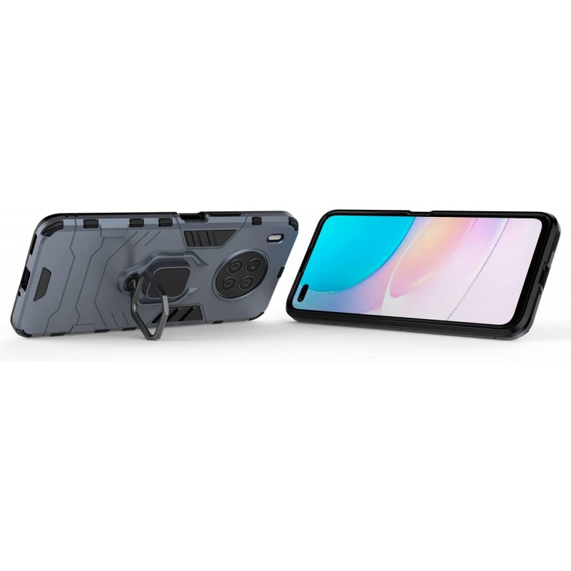 Θήκη Ring Armor Magnetic Stand Huawei Nova 8i/Honor 50 Lite Shockproof Blue