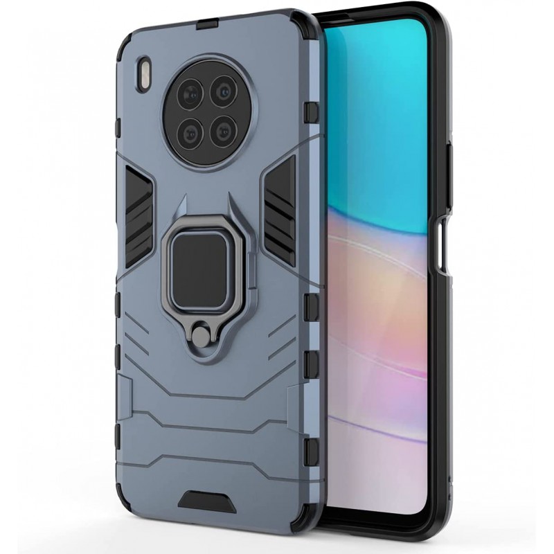 Θήκη Ring Armor Magnetic Stand Huawei Nova 8i/Honor 50 Lite Shockproof Blue