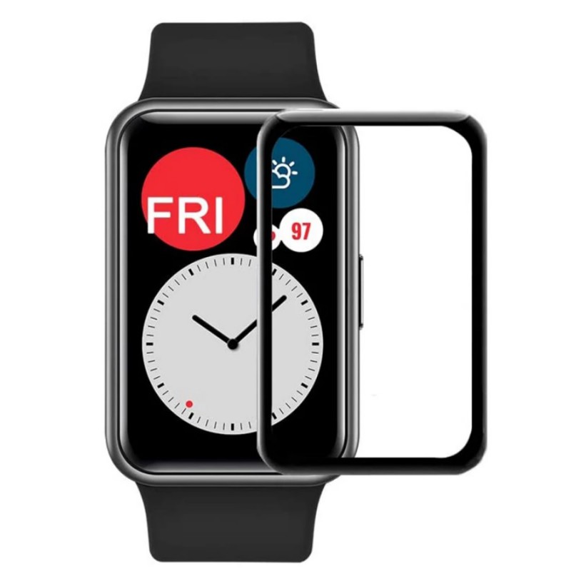 Μεμβράνη Προστασίας PET Huawei Watch Fit 4 AntiCrash / Antishock Black