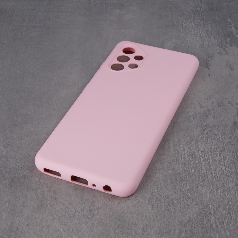Θήκη Real Smooth Silicone Samsung Galaxy A52 SM-A525/A52 5G SM-A526/A52s SM-A528 Pastel Pink