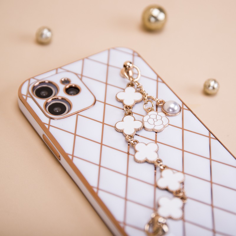 Θήκη TPU Glamour Apple iPhone 13 (6.1") White