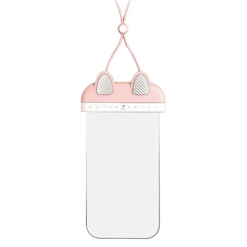 Αδιάβροχη Θήκη Usams Waterproof Case Universal μέχρι 7.0" (US-YD010) Pink