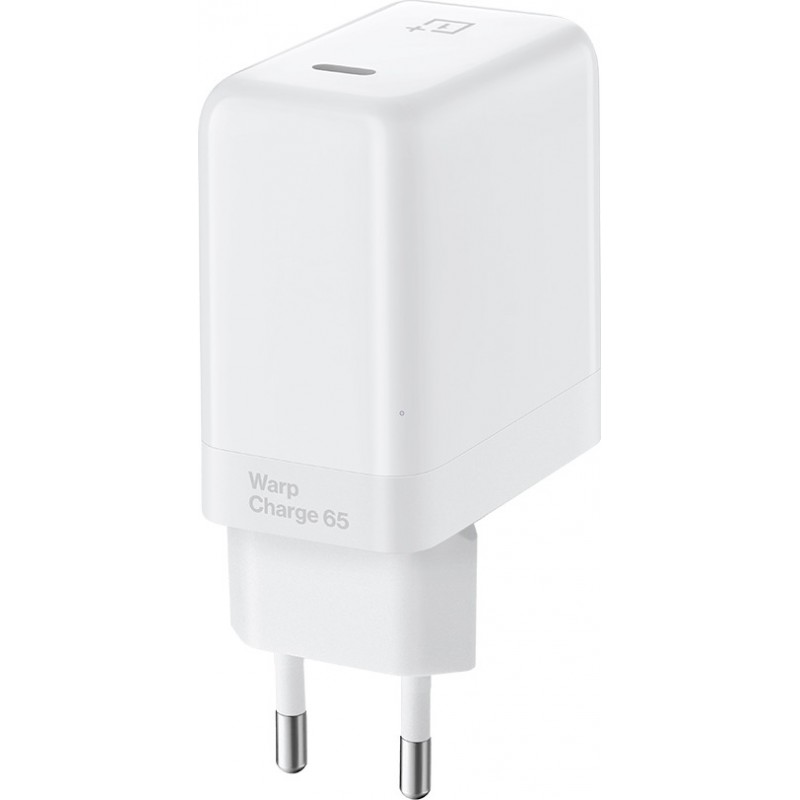 Φορτιστής Ταξιδίου OnePlus Warp Wall Quick Charge 65W/6.5A WC065A31JH White (Only Adapter Original Bulk)