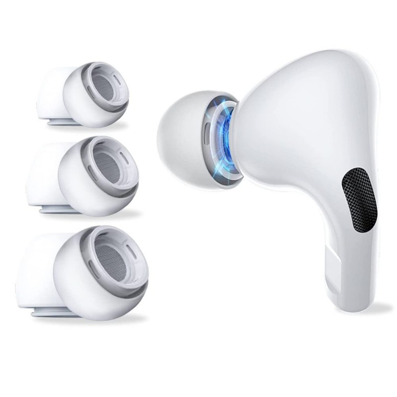 Silicone Replacement Tips  Airpods Pro White (3 τμχ)