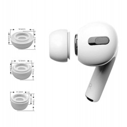 Silicone Replacement Tips  Airpods Pro White (3 τμχ)