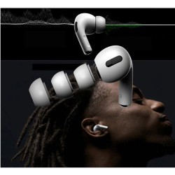 Silicone Replacement Tips  Airpods Pro White (3 τμχ)