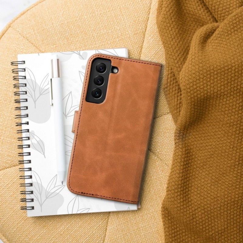 Θήκη Book Tender Samsung Galaxy S22 Ultra 5G SM-S908 Brown