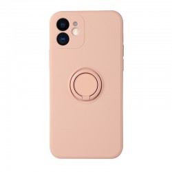 Θήκη Vennus Real Smooth Silicone Ring Finger Grip Xiaomi Redmi Note 11 Light Pink