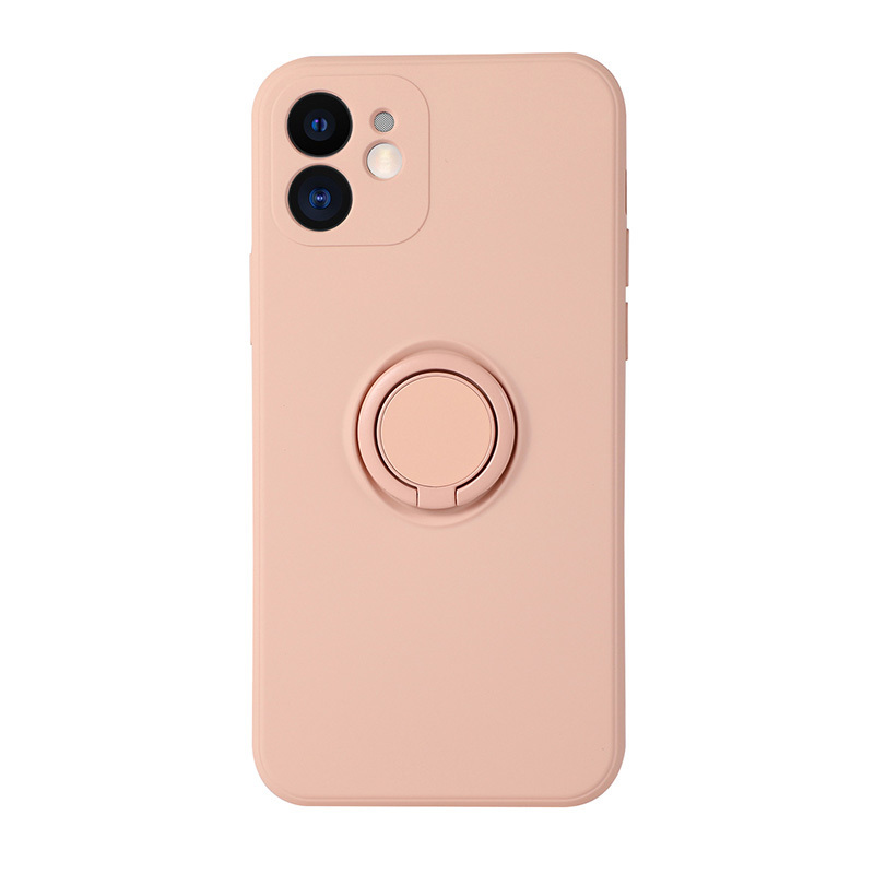 Θήκη Vennus Real Smooth Silicone Ring Finger Grip Xiaomi Redmi Note 11 Light Pink