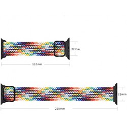 Ανταλλακτικό λουράκι Braided Loop Camouflage Colorful για Samsung Galaxy Watch3(45mm)/Watch(46mm)/Huawei Watch 3 (46mm)/ Watch 3 Pro (48mm)/GT 2/Pro/GT 3/Honor GS Pro/Amazfit GTR 3 (46mm)/GTR 3 Pro/GTR(47mm)/ Stratos 3(48mm) (22mm)