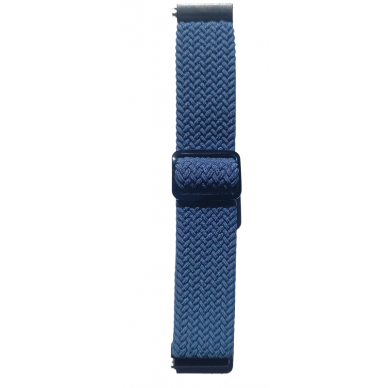 Ανταλλακτικό λουράκι Braided Loop Cold Sea Blue για Samsung Galaxy Watch3(45mm)/Watch(46mm)/Huawei Watch 3 (46mm)/ Watch 3 Pro (48mm)/GT 2/Pro/Honor GS Pro/Amazfit GTR 3 (46mm)/GTR 3 Pro/GTR(47mm)/ Stratos 3(48mm) (22mm)