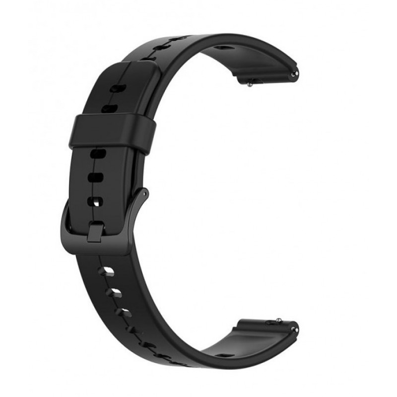 Ανταλλακτικό λουράκι QuickFit Huawei Watch Fit Mini Smoothband Black Buckle Black
