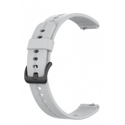Ανταλλακτικό λουράκι QuickFit Huawei Watch Fit Mini Smoothband Black Buckle White
