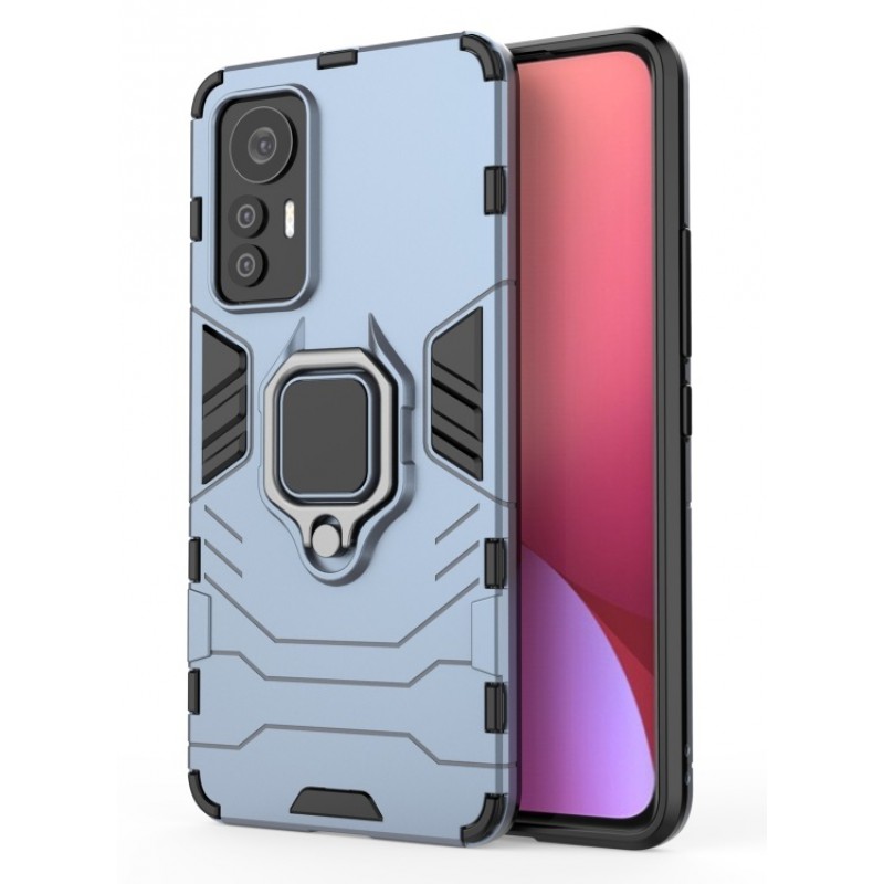 Θήκη PC & TPU Magnetic Ring Kickstand Xiaomi 12 Lite Blue