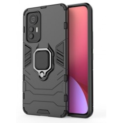 Θήκη PC & TPU Magnetic Ring Kickstand Xiaomi 12 Lite Black