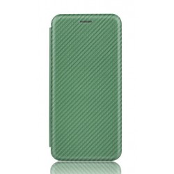 Θήκη Book Leather Carbon Fiber Pattern Honor Magic5 Lite Green